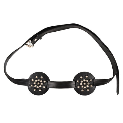 MAPARON 乳輪枷 スパイクリベット 丸頭リベット ブラジャー SM製品 乳首刺激 調整可能 PU - TaRiss's