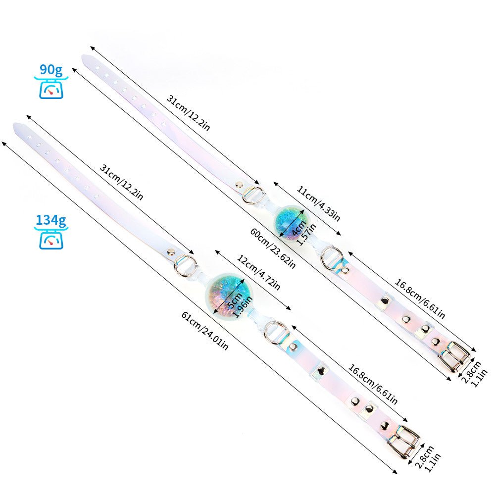 MAPARON SM口枷 調整可能 シリコーン ボール 口栓 口ギャグボール SMグッズ 拘束具 コスプレ虜プレ「鋼牙」 - TaRiss's