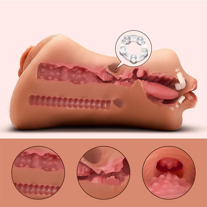 MAPARON オナホール オナホ ペニス刺激 三穴型 TPE素材 - TaRiss's