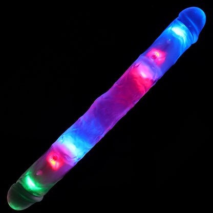 MAPARON クリア双頭ディルド アナルバイブ リモコン付き ワイヤレス充電 TPE - TaRiss's