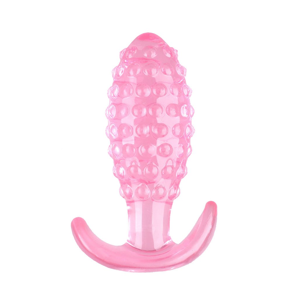 MAPARON アナルプラグ イボ付き アンカー形台座 外出用可 TPE - TaRiss's