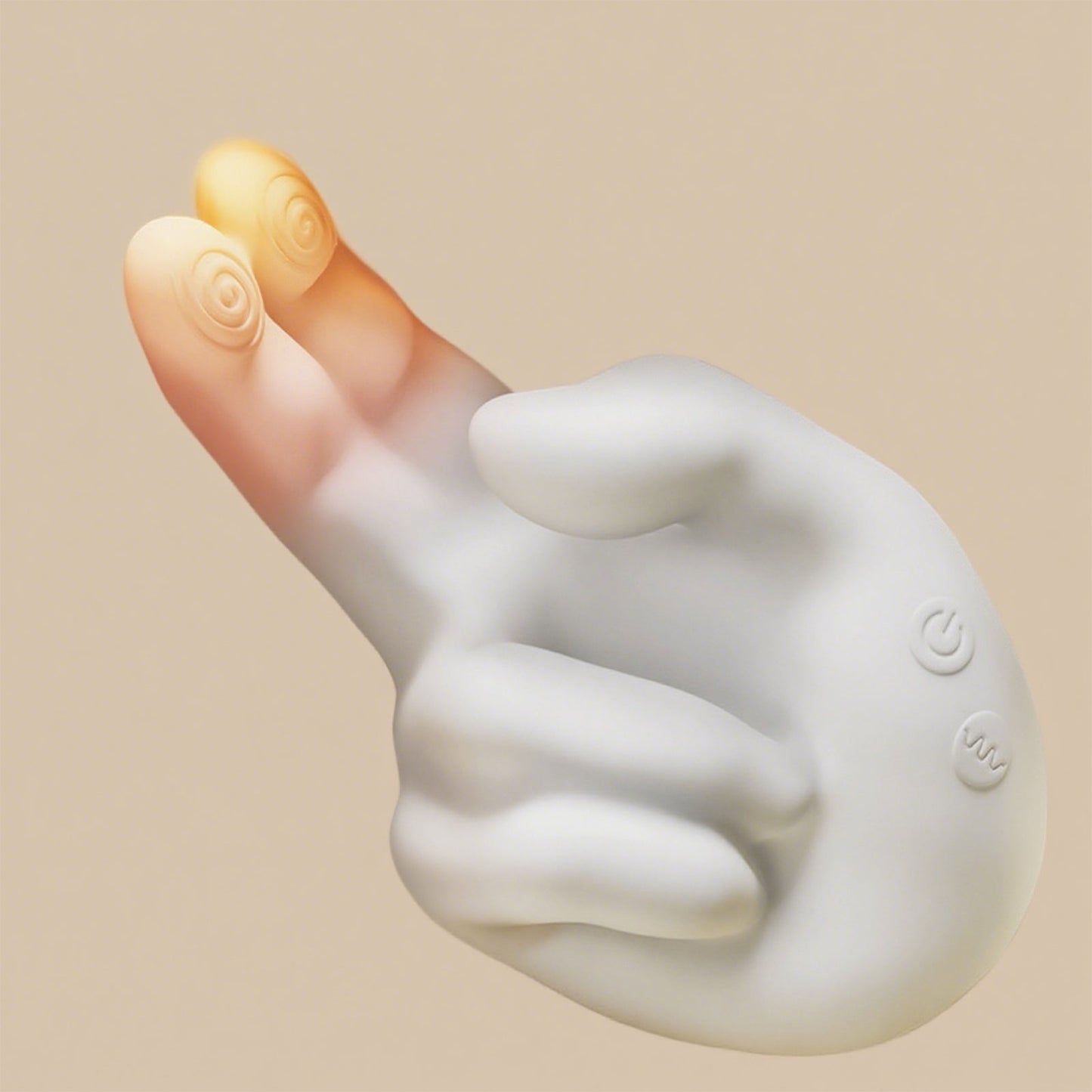 MinYn 手の形 バイブ 女性向け 10種類強力振動モード 加温機能 中いき シリコン - TaRiss's