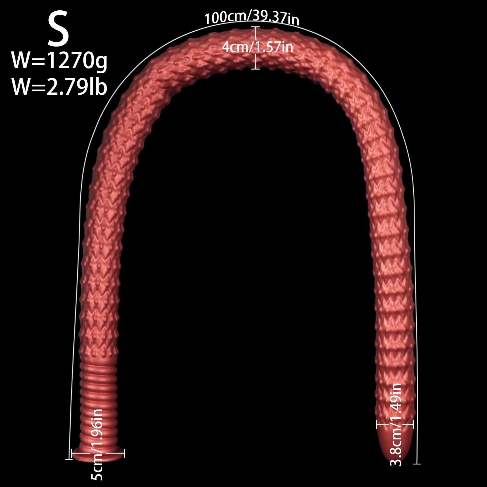 MinYn アナルプラグ 超長い 全長100cm 吸盤付き 液体シリコン 二つのサイズ - TaRiss's