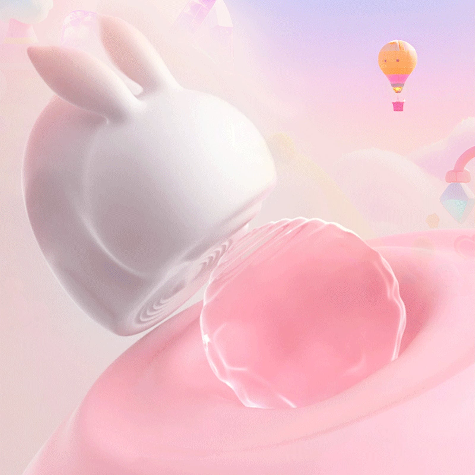 MinYn ウサギ バイブ 女性向け 10段階振動モードX10段階吸引モード - TaRiss's