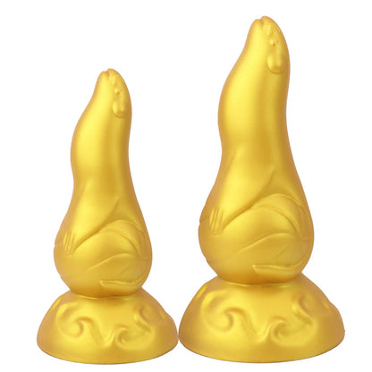 MinYn アシカ アナルプラグ 吸盤付き 二つのサイズ 液体シリコン - TaRiss's