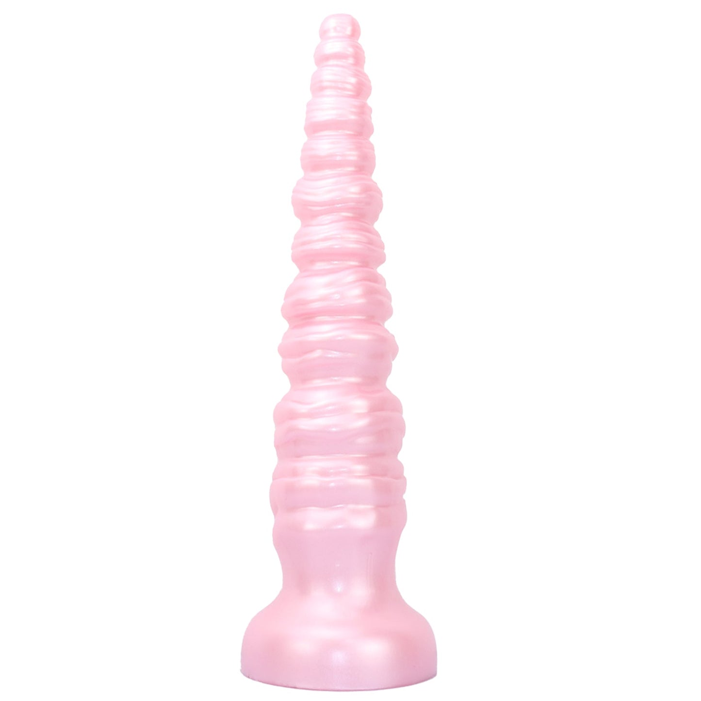 MinYn アナルプラグ 螺子 吸盤付き 凹凸あり 液体シリコン - TaRiss's