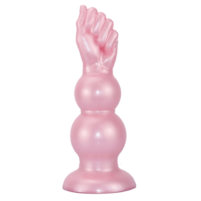 MinYn アナルプラグ 拳の形 吸盤付き 凹凸あり 液体シリコン - TaRiss's