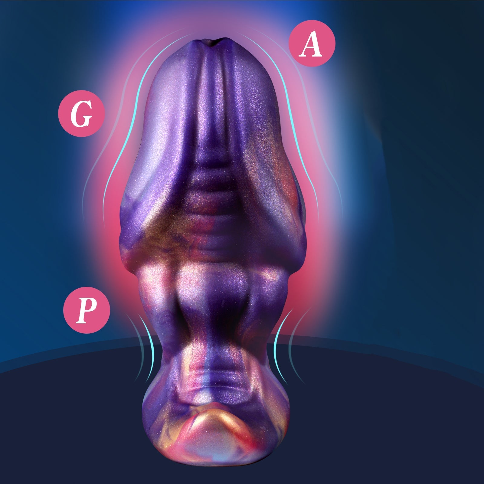 MinYn アナルプラグ 凹凸あり アナル開発 液体シリコン アンカー形台座 三つのサイズ - TaRiss's