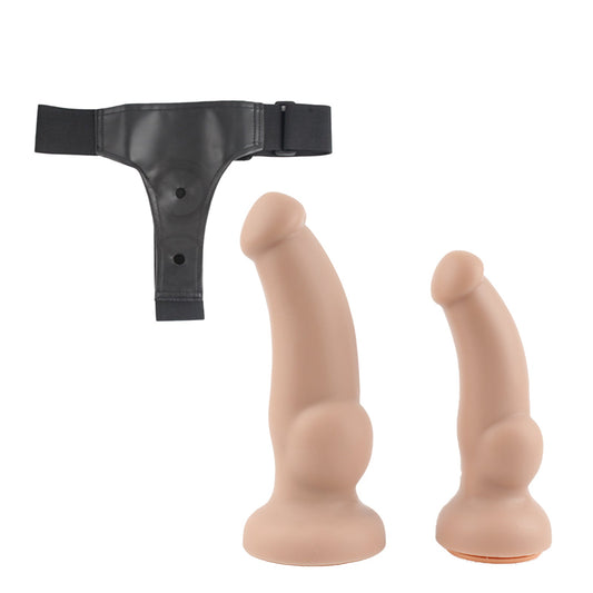 MinYn 5点セット ディルド固定用パンツ ペニスバンド 二点ディルド付き 電動式 - TaRiss's