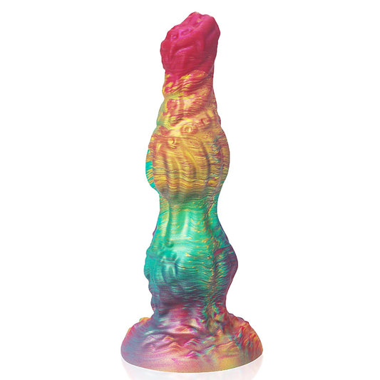 MinYn アナルプラグ 瓢箪の形 凹凸あり イボ付き 吸盤仕様 液体シリコン - TaRiss's