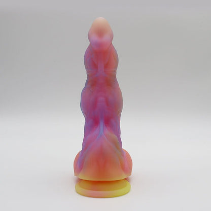 MinYn アナルプラグ ディルド アナル開発 吸盤仕様 夜光可能 液体シリコン 「星嵐」 - TaRiss's