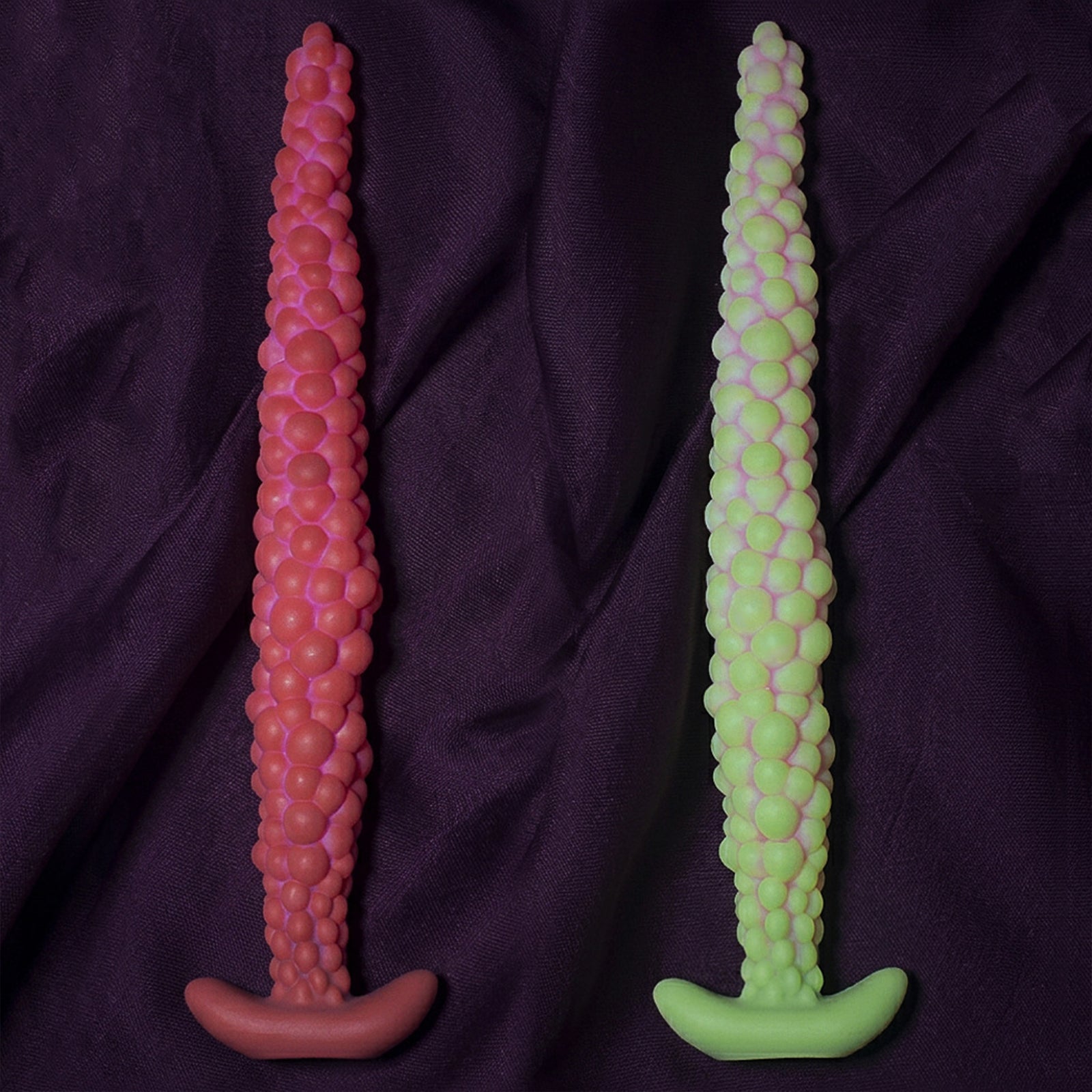 MinYn 感温変色 ぶどう アナルプラグ アンカー台座 初心者向け 液体シリコン - TaRiss's