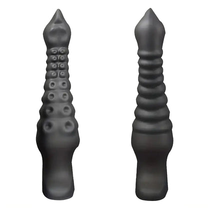 MinYn アナルプラグ タツノオトシゴ シーホース ペニスバンド装着用 アナル開発 凹凸あり 液体シリコン 五つのサイズ - TaRiss's