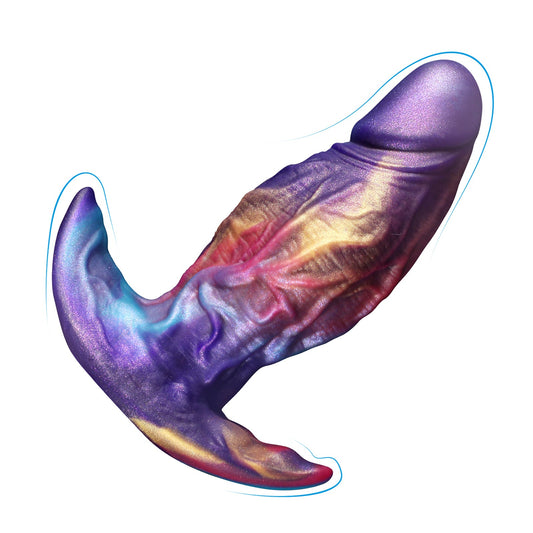 MinYn アナルプラグ 凹凸あり アナル開発 液体シリコン アンカー形台座 三つのサイズ 混色仕様 - TaRiss's