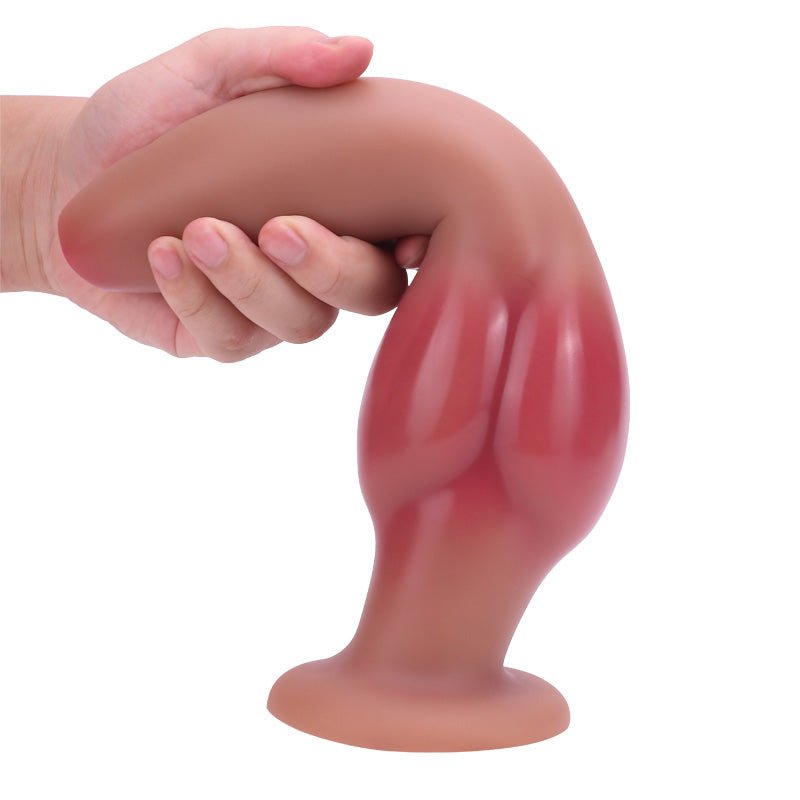 MinYn アナルプラグ アナル開発 凹凸あり 液体シリコン 吸盤付き - TaRiss's
