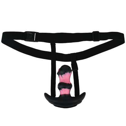 MinYn アナルプラグ ダークホース 液体シリコン ベルト付け 外出用可 調節可能 装着簡単 取り外し可能 初心者向け - TaRiss's