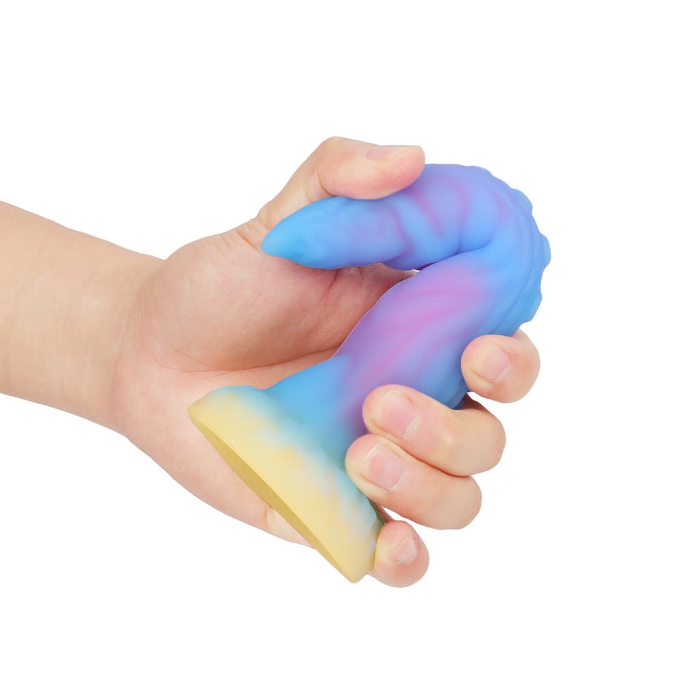 MinYn アナルプラグ 触手の吸盤 凹凸あり 夜光可能 吸盤仕様 液体シリコン - TaRiss's