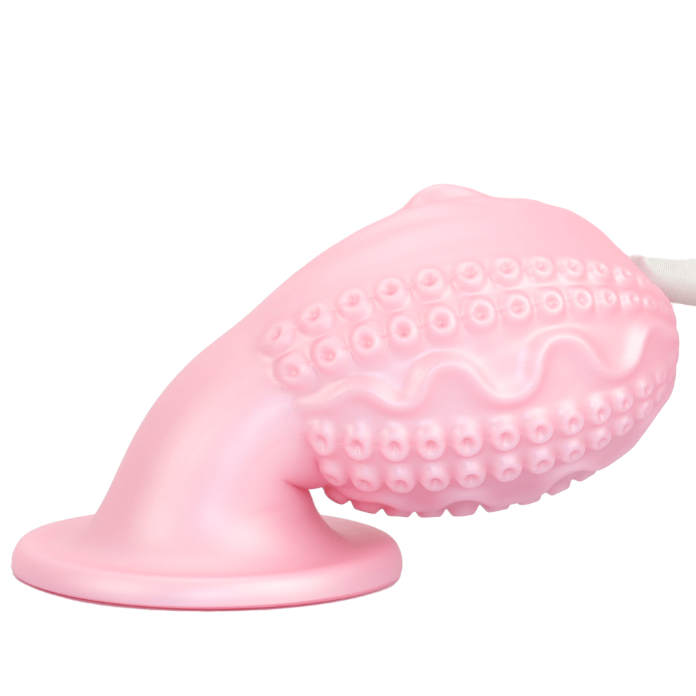 MinYn タコのたまご アナルプラグ アナル開発 卵形 凹凸あり 吸盤仕様 液体シリコン - TaRiss's