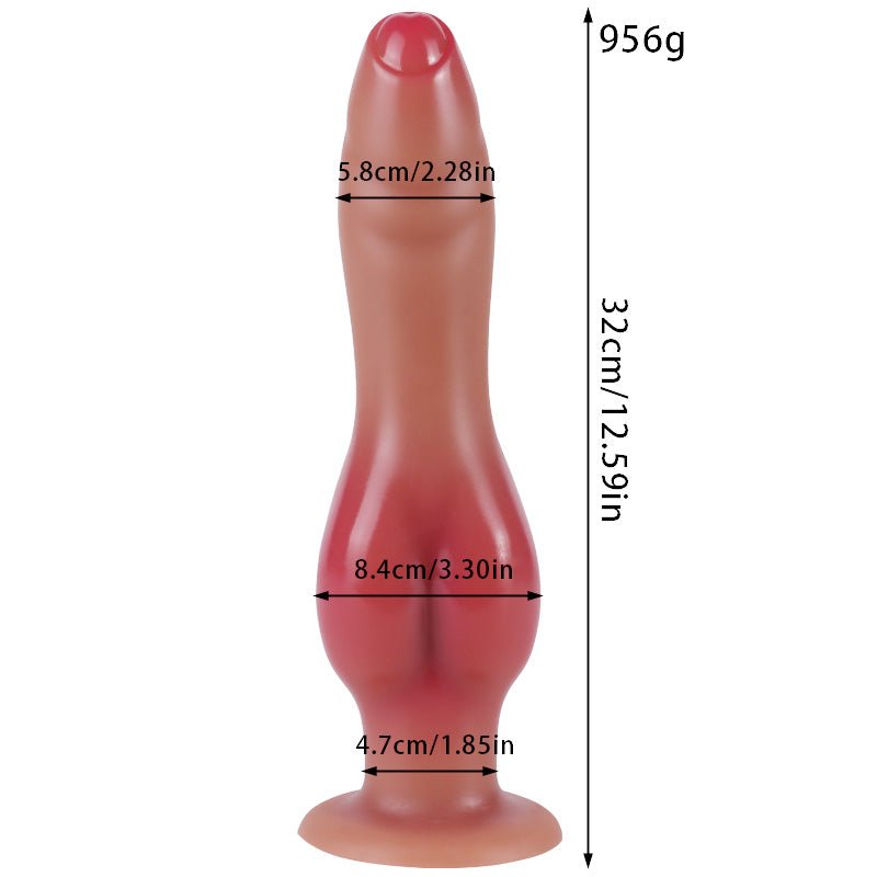 MinYn アナルプラグ アナル開発 凹凸あり 液体シリコン 吸盤付き - TaRiss's