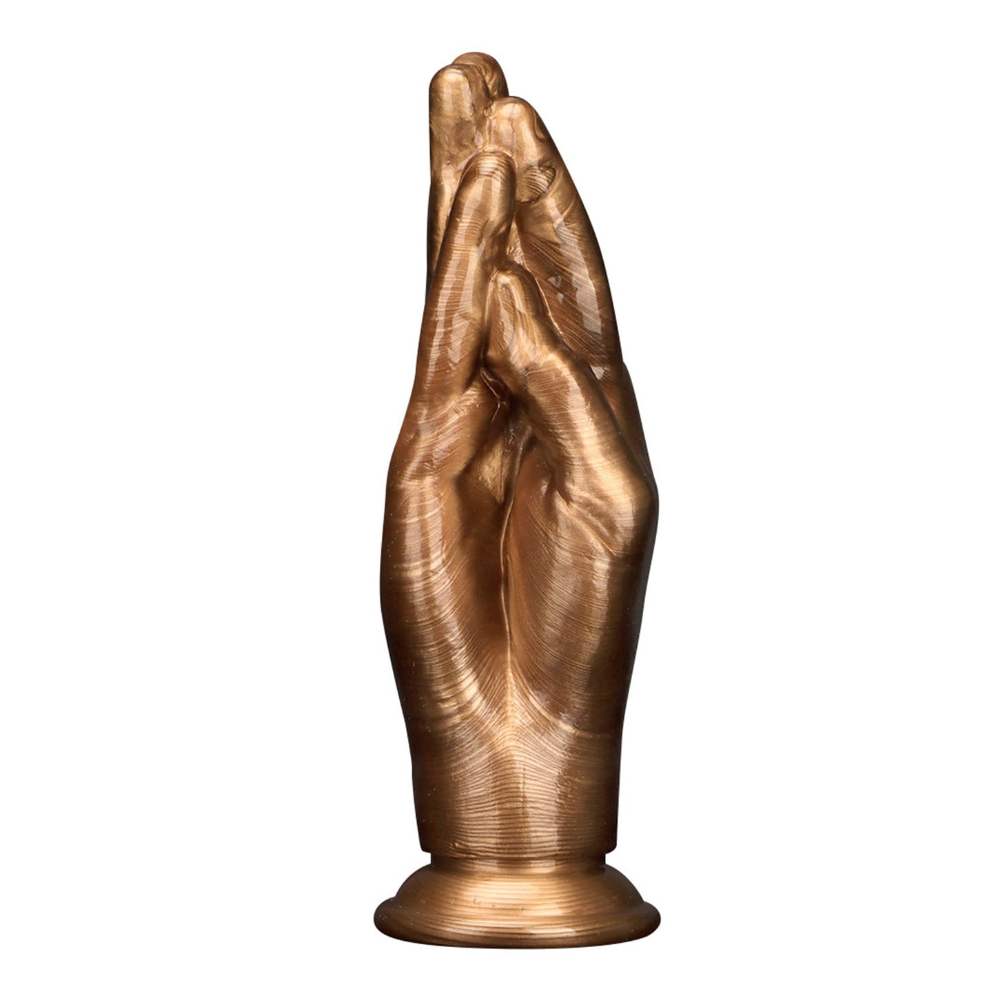 MinYn アナルプラグ アナル開発 手の形 凹凸あり PVC ブラウン - TaRiss's