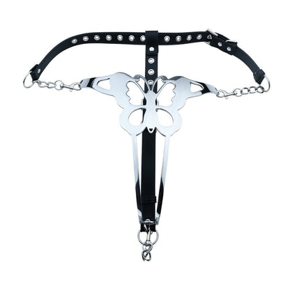 MinYn 貞操帯 T型 ベルト付き 取り外し可 ステンレス製 SM - TaRiss's