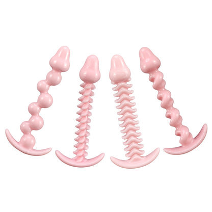 MinYn アナルプラグ アンカー台座 四点セット 初心者向け TPE - TaRiss's