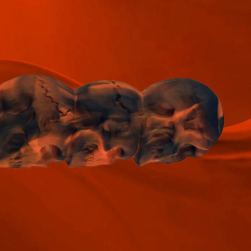 NIGHTLOOM アナルプラグ 10種類振動モード 吸盤付き 悪魔の頭 凹凸あり アナル開発 ディルド 液体シリコン - TaRiss's