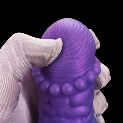 NIGHTLOOM ペニスサック 非貫通式 凹凸あり 陰茎袖 ペニスリング 混色仕様 液体シリコン - TaRiss's