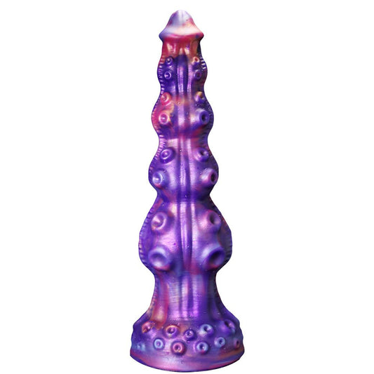 NIGHTLOOM アナルプラグ 触手 タコ 凹凸あり 吸盤付き 混色仕様 液体シリコン 全3サイズ - TaRiss's