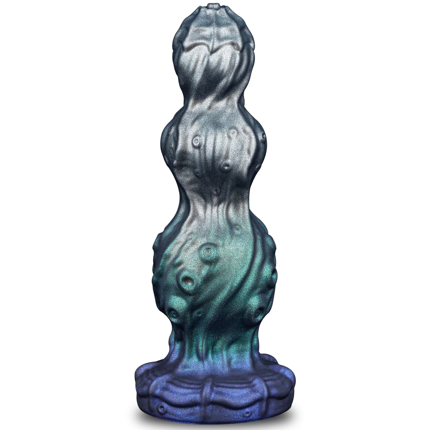 NIGHTLOOM アナルプラグ 凹凸あり 触手 3ビーズ 吸盤付き 混色仕様 - TaRiss's