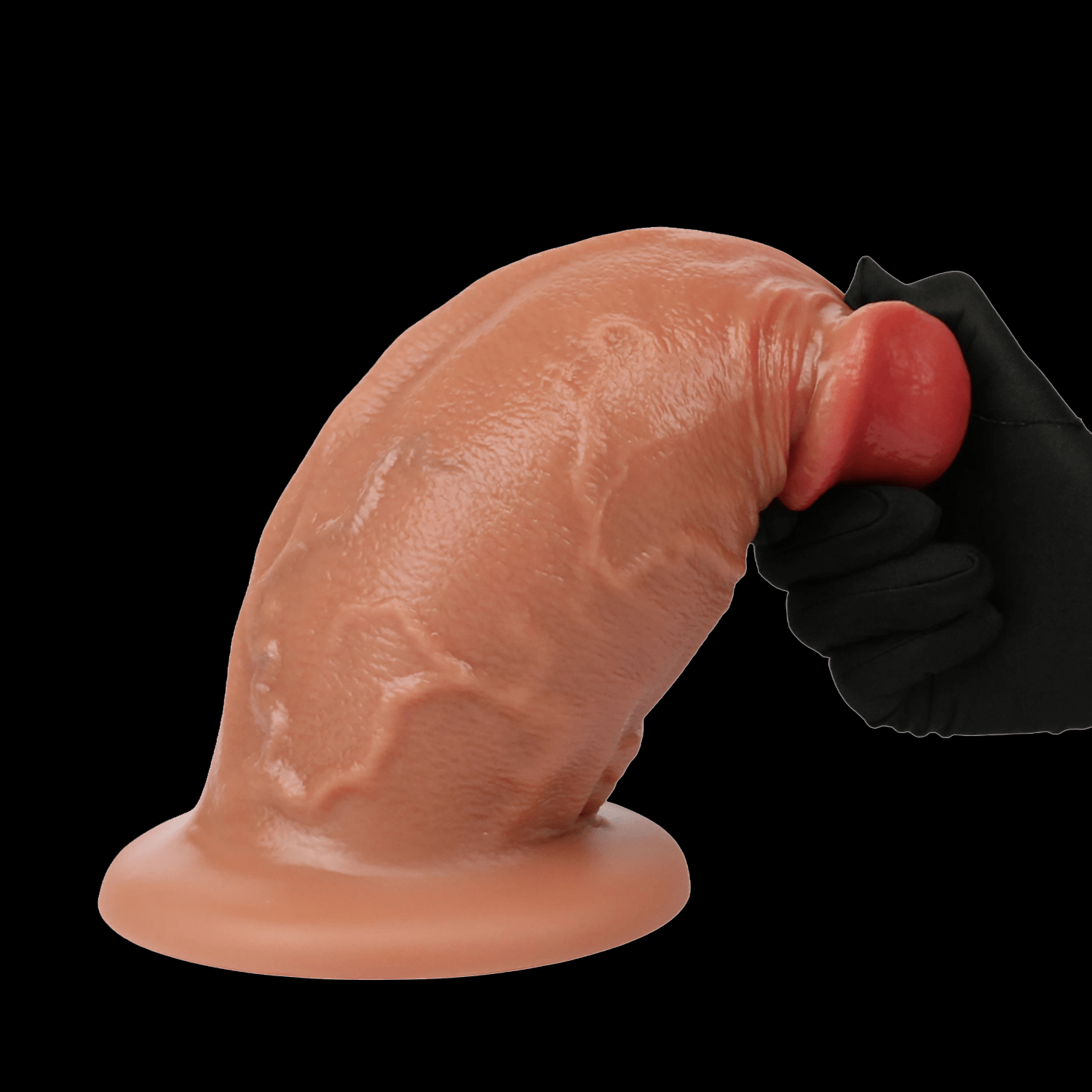 NIGHTLOOM ディルド 凹凸あり 本物の亀頭 肌色とパープル 吸盤付き シリコン 4つのサイズ - TaRiss's