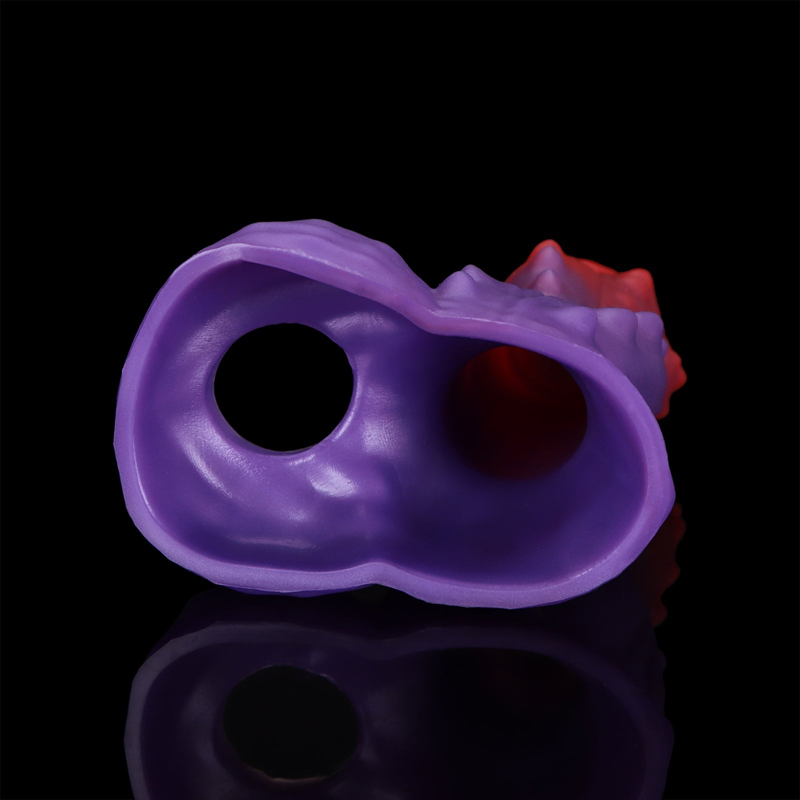 NIGHTLOOM ペニスサック 凹凸あり 非貫通式 ペニスリング 陰茎袖 混色仕様 液体シリコン - TaRiss's