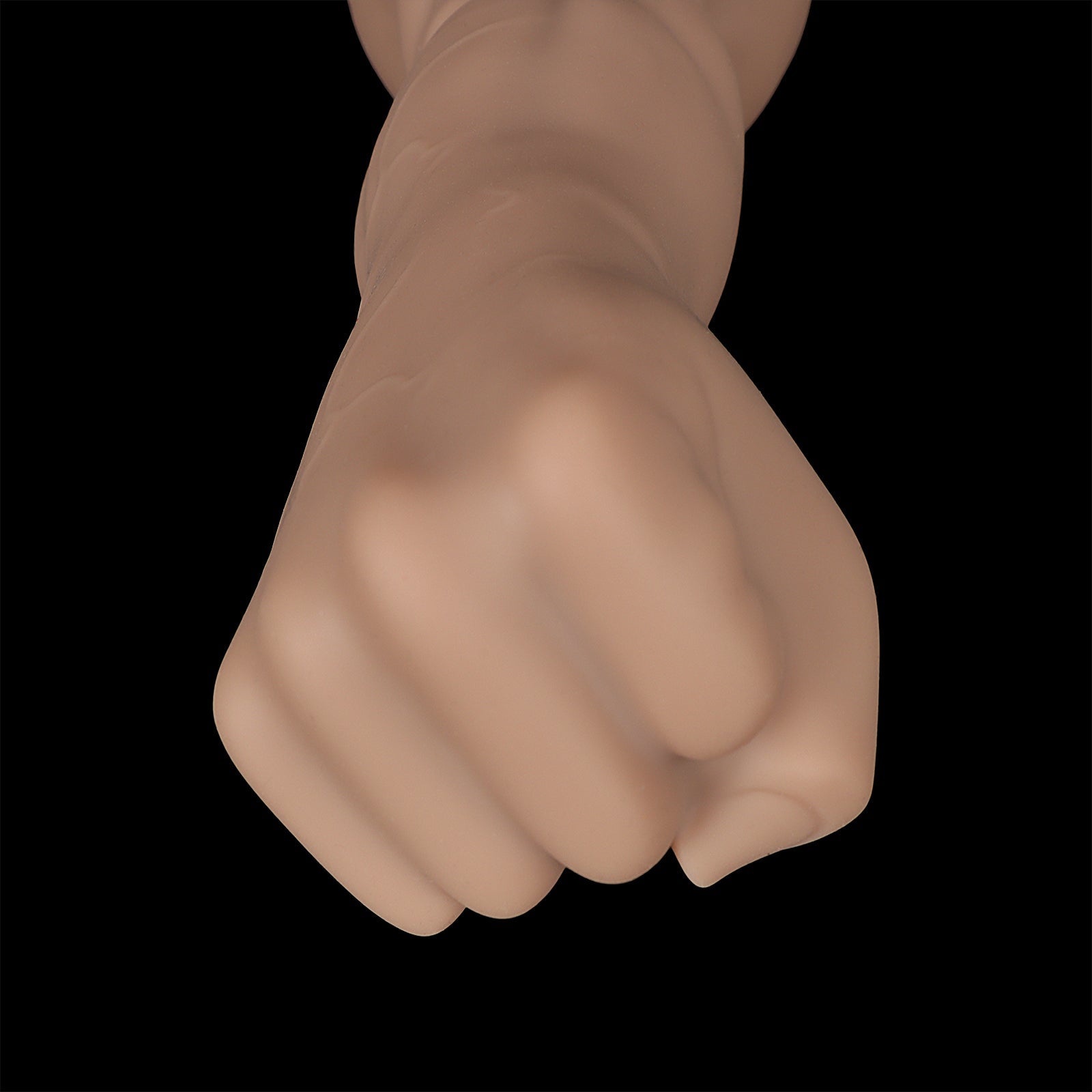 NIGHTLOOM アナルプラグ 拳のデザイン 強い筋肉 吸盤付き 凹凸あり 液体シリコン 肌色 全5サイズ - TaRiss's