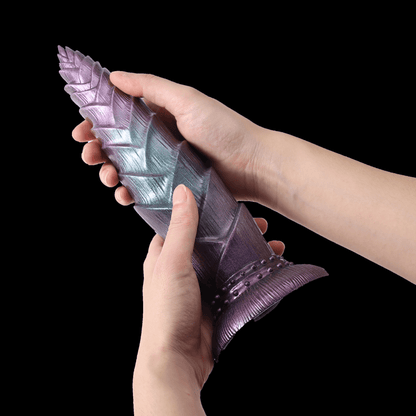 NIGHTLOOM アナルプラグ タケノコデザイン 凹凸あり 吸盤付き 液体シリコン 混色 5.5cmX25cm - TaRiss's