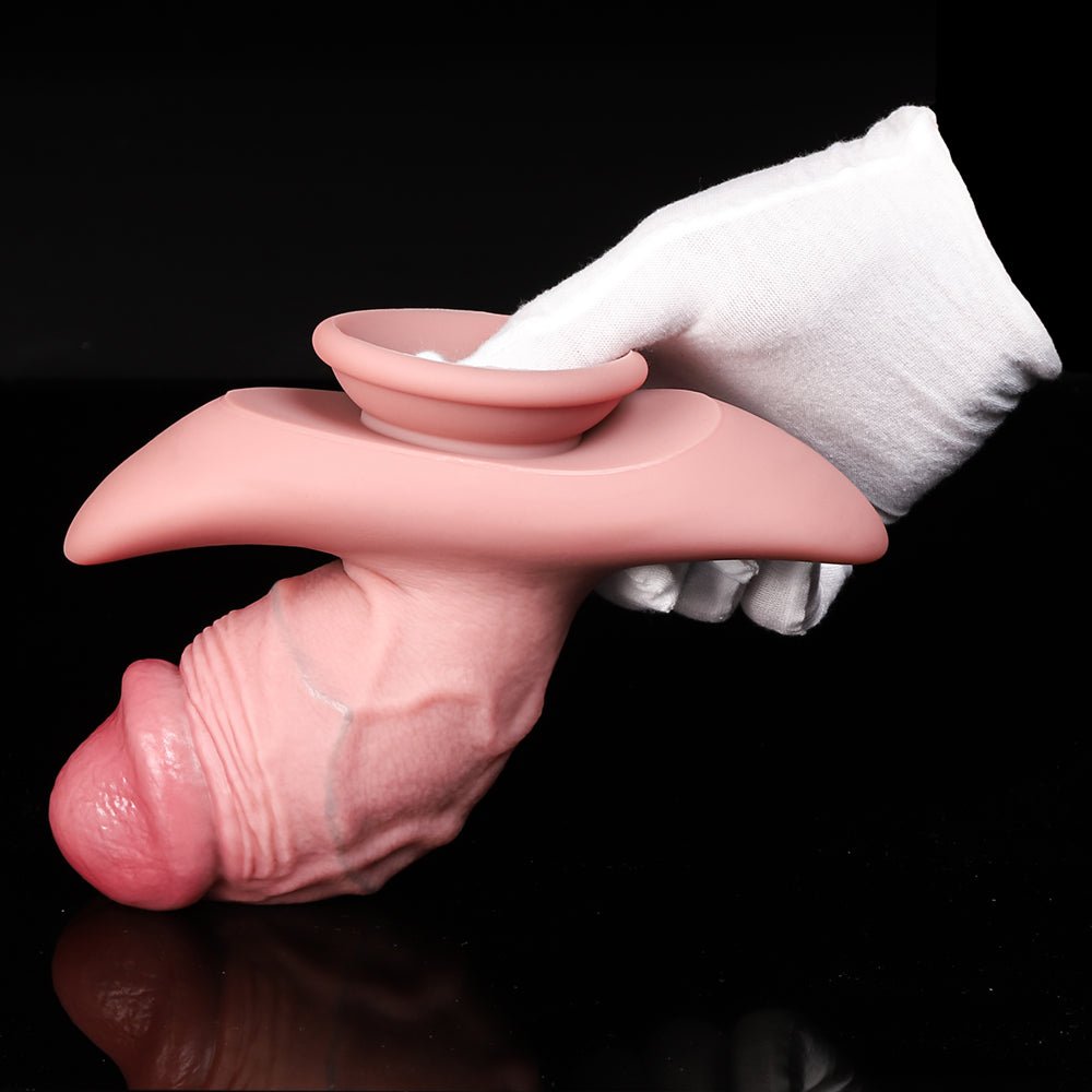 NIGHTLOOM ディルド 凹凸あり リアル血管再現 アンカー形台座&吸盤付き 液体シリコン 三つのサイズ - TaRiss's