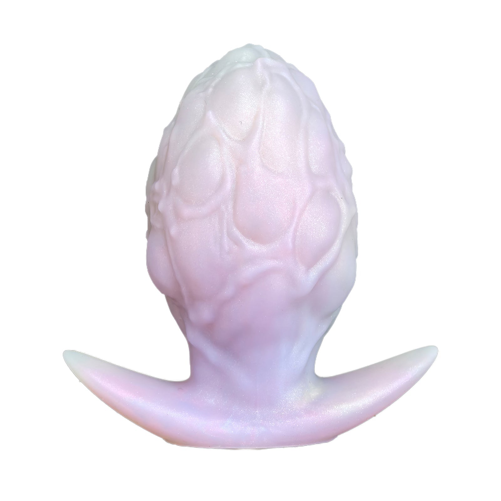 NIGHTLOOM アナルプラグ 凹凸あり シリコン製 ドラゴンの卵 アンカー形台座 混色仕様 - TaRiss's