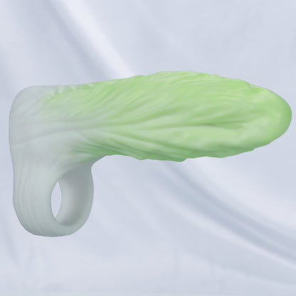 NIGHTLOOM ペニスサック 凹凸あり 非貫通式 白菜 野菜 ペニスリング 陰茎袖 混色仕様 液体シリコン - TaRiss's