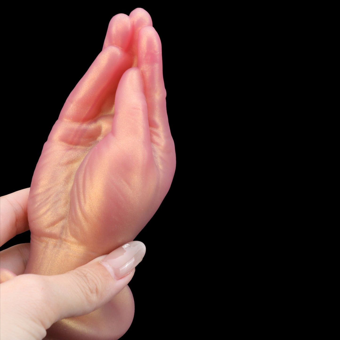 NIGHTLOOM アナルプラグ 凹凸あり フィスト 擬似手コキオナホ アンカー形台座 液体シリコン - TaRiss's