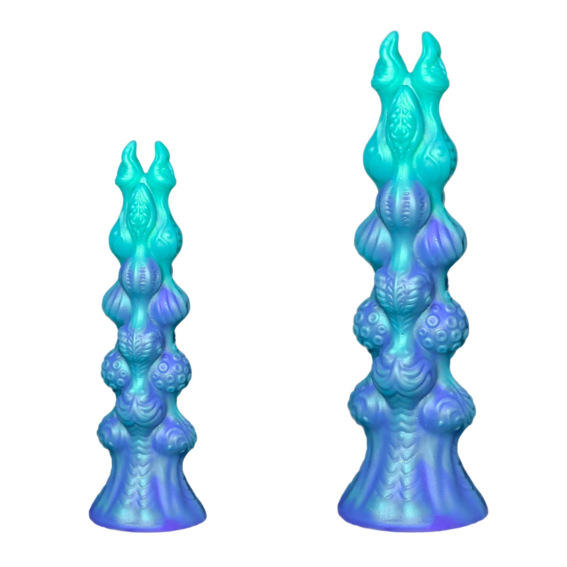 NIGHTLOOM アナルプラグ 突起あり モンスター 中央突出 液体シリコン 吸盤付き - TaRiss's