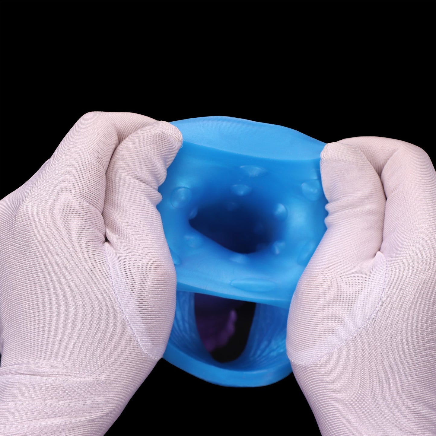 NIGHTLOOM ペニスサック 非貫通式 凹凸あり 陰茎袖 ペニスリング 混色仕様 液体シリコン - TaRiss's