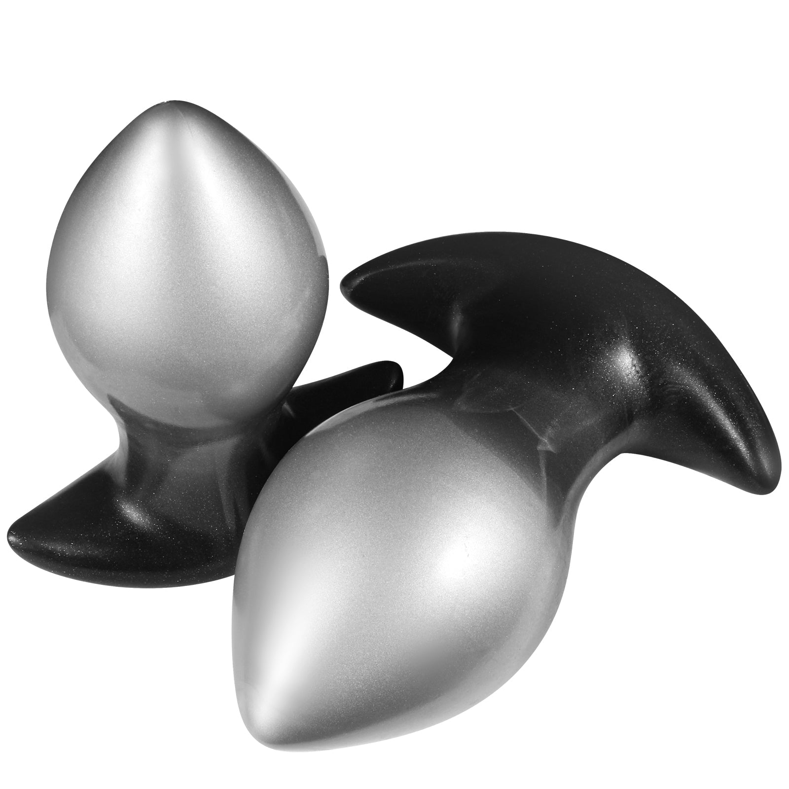 NIGHTLOOM アナルプラグ アンカー形台座 液体シリコン ブラック 全四サイズ - TaRiss's