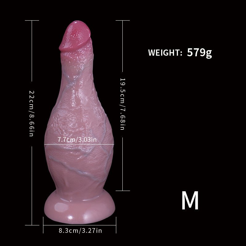 NIGHTLOOM ディルド 凹凸あり 本物の亀頭 リアルな血管 シリコン製 吸盤付き 三つのサイズ - TaRiss's