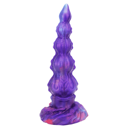 NIGHTLOOM アナルプラグ ビーズ付き 凹凸あり 吸盤付き 液体シリコン 混色仕様 全二サイズ - TaRiss's