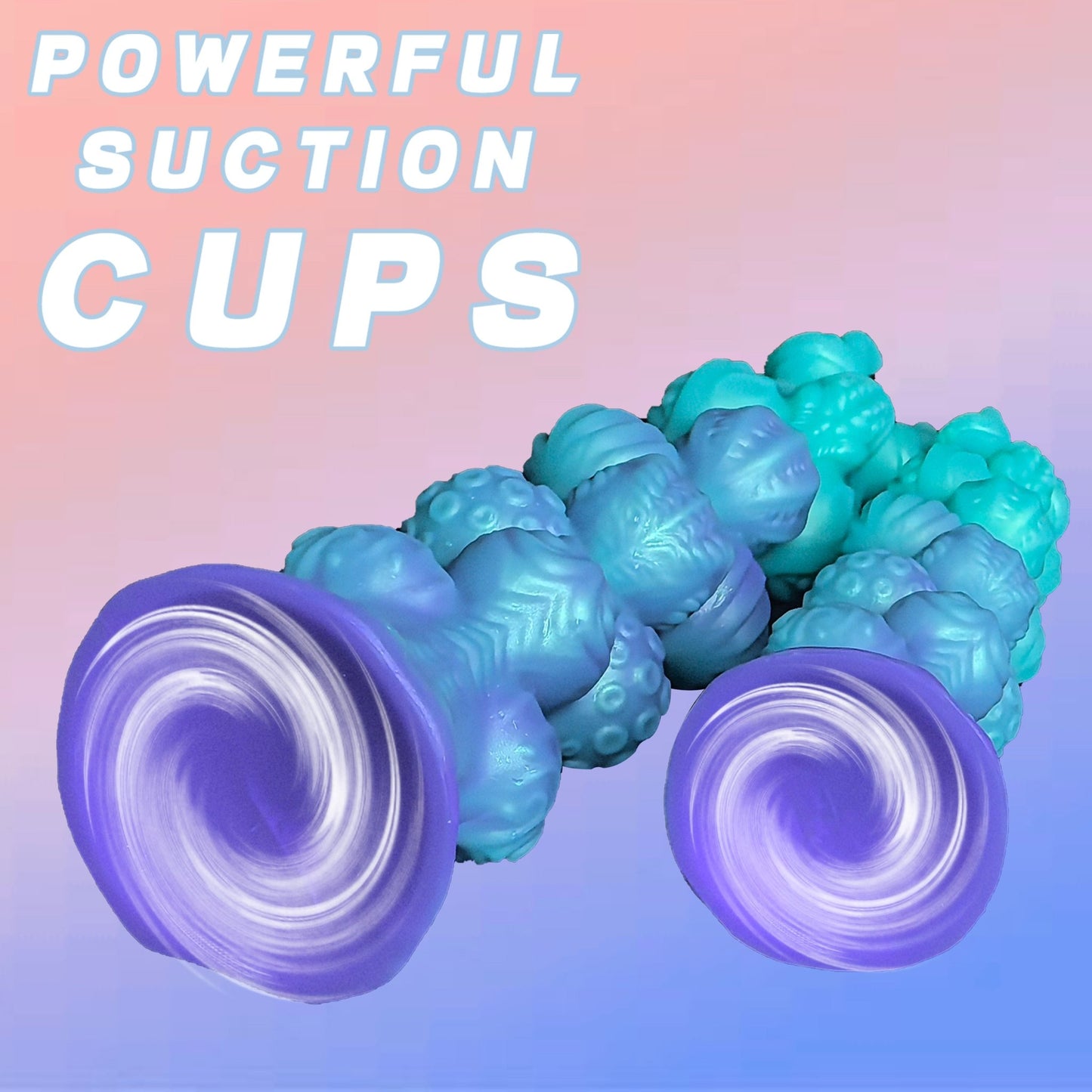 NIGHTLOOM アナルプラグ 突起あり モンスター 中央突出 液体シリコン 吸盤付き - TaRiss's