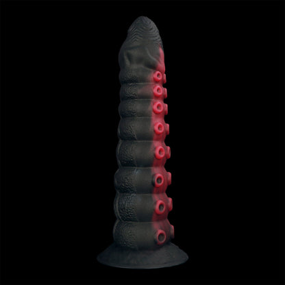 NIGHTLOOM アナルプラグ 凹凸あり 触手 タコ シリコン製 吸盤付き 混色仕様 四つのサイズ - TaRiss's