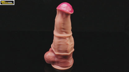 MAPARON アナルプラグ アナル開発 凹凸あり 液体シリコン 吸盤付き