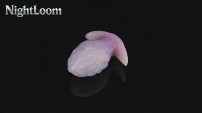 NIGHTLOOM アナルプラグ 凹凸あり シリコン製 ドラゴンの卵 アンカー形台座 混色仕様