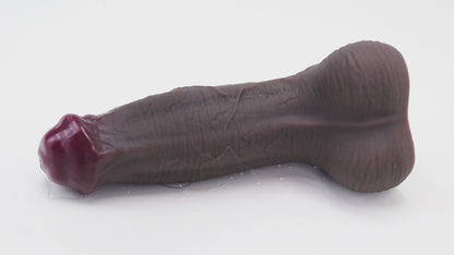 TaRiss's ディルド 2層構造 凹凸あり 吸盤付き 液体シリコン