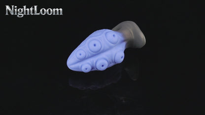 NIGHTLOOM アナルプラグ タコ 触手 アンカー形台座 凹凸あり 混色仕様 三つのサイズ