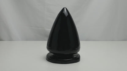 MAPARON アナルプラグ 台座ある PVC ブラック